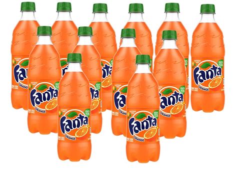 Fanta Orange Soda Fruit Flavored Soft Drink, 20 fl oz (12 Pack) 100% Natural Flavors - Walmart.com