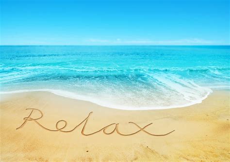 Relaxing Beach stock photo. Image of land, sunshine, water - 25686582