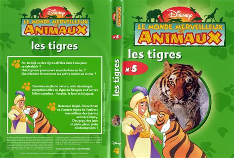 Jaquette Dvd De Le Monde Merveilleux Des Animaux Les Tigres Cin Ma