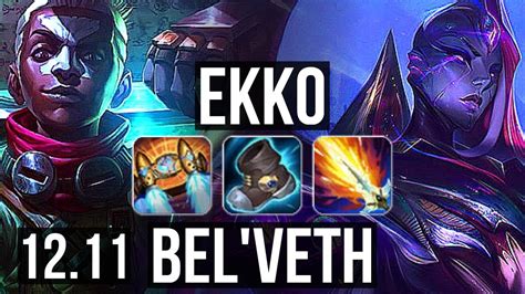 EKKO Vs BEL VETH JNG 2100 Games 2 0M Mastery 17 3 10 Legendary