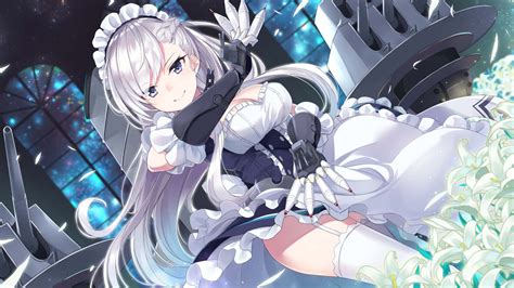 Download Majestic Belfast Azur Lane Anime Artwork Wallpaper