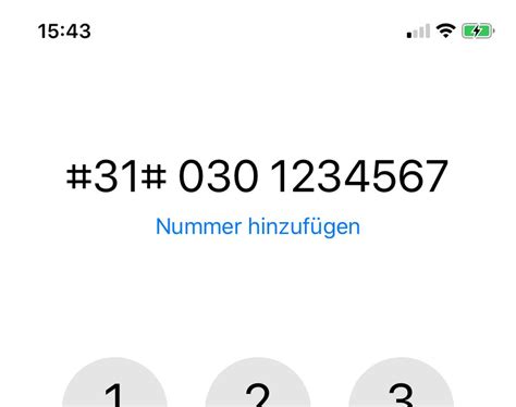 iPhone Eigene Nummer unterdrücken so gehts