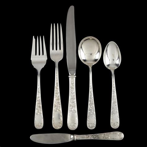 S Kirk Son Old Maryland Engraved Sterling Silver Flatware