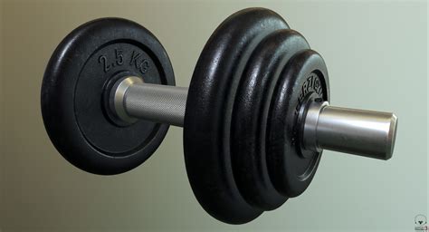 Dumbbell 3D Model $49 - .usd .unitypackage .upk .c4d .max .ma - Free3D 