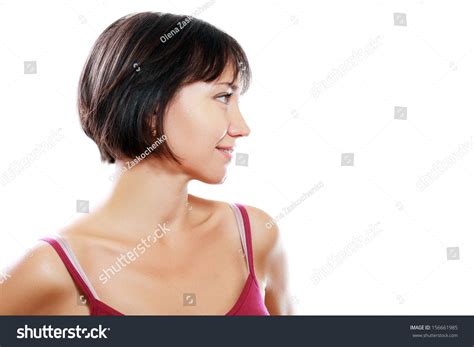 Portrait Beautiful Mature Woman Profile Her Stock Photo 156661985 Shutterstock