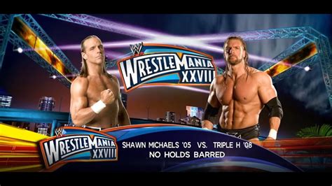 Shawn Michaels Vs Triple H Hellboy K Youtube