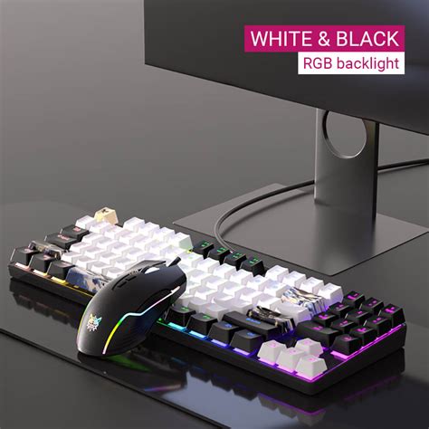 Slim Dragon Combo Mechanical Keyboard Mouse RGB Backlight - Dubsnatch