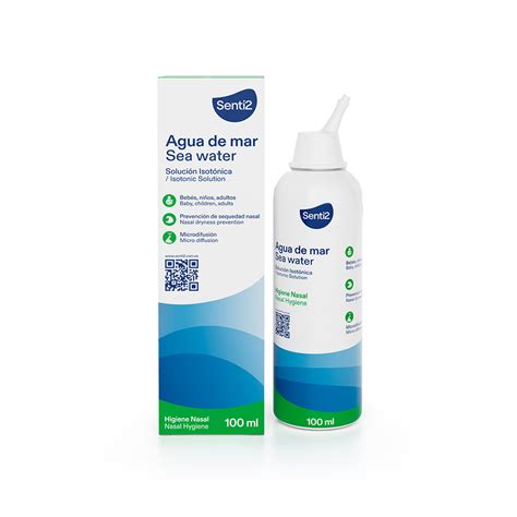 EAU DE MER spray nasal solution isotonique 100 ml santé du nez Senti2 ...