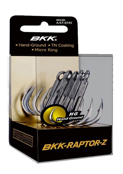 Bkk Hooks Raptor Z Treble Hook Size Pack Walmart