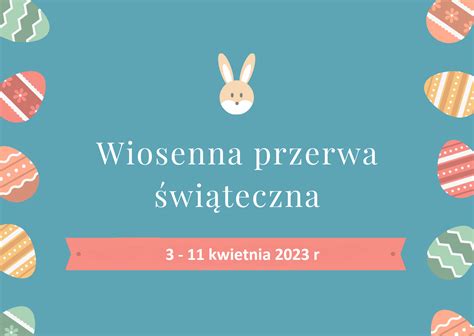 Wiosenna Przerwa Wi Teczna Pa Stwowa Szko A Muzyczna I Stopnia Im W