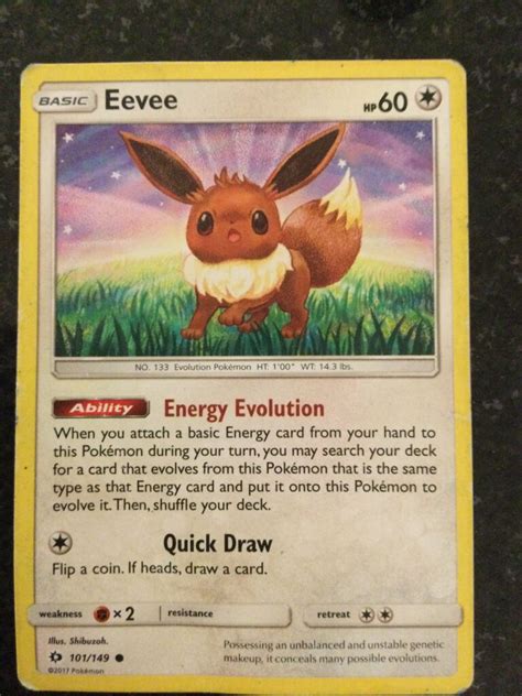 Pokemon Card – Eevee - Welcome to JasyWorld