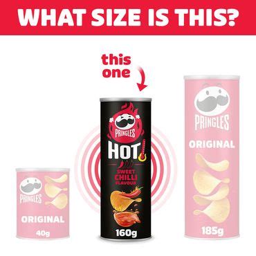 Pringles Hot Sweet Chilli Flavour X G Kellogg S Shop