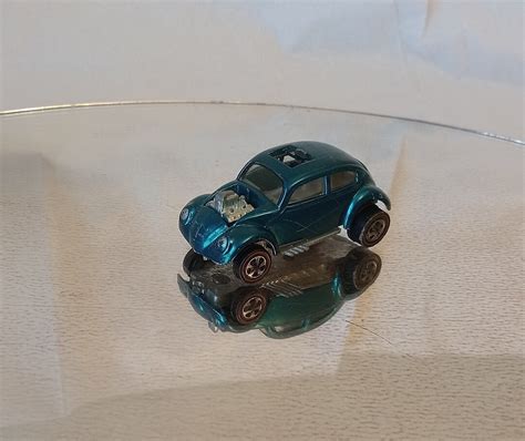 Hot Wheels Redline Custom Volkswagen Aqua White Int US 1968 Etsy