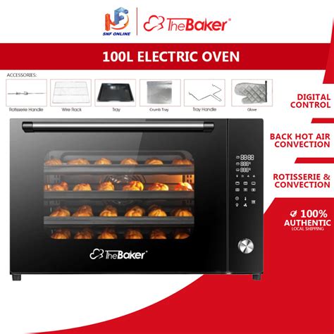 The Baker Electric Oven Digital L Esm Dg Esm Dg Shopee