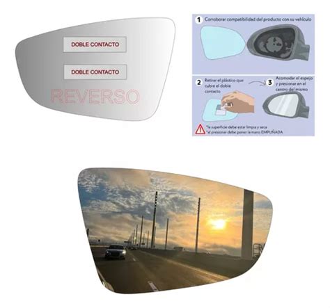 Luneta Espejo Retrovisor Chevrolet New Sail Rh Cuotas Sin