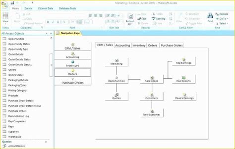 Microsoft Access Invoice Database Template Free Of Access Accounting Template This Database ...