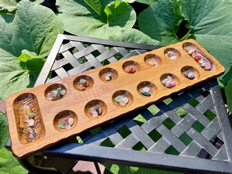 Mancala Board Game - Etsy