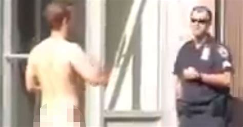 Naked Man Tasered After Running At Police And Screaming You Want To Kill Me Mirror Online