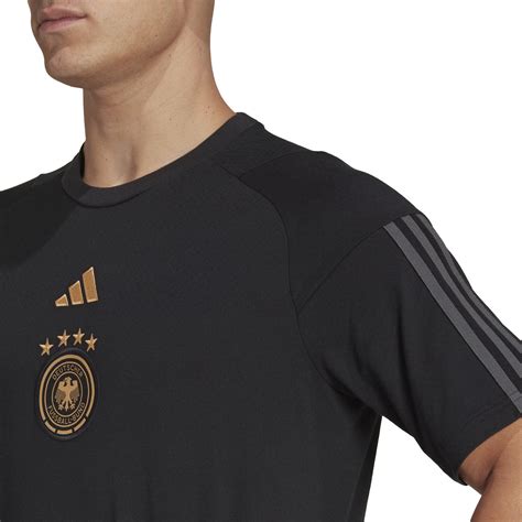 T Shirt Allemagne Noir Or Sur Foot Fr