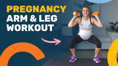 Pregnancy Arm Leg Strength Workout 2nd And 3rd Trimesters YouTube