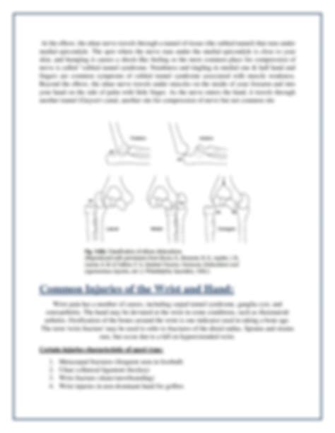 SOLUTION: Loads on shoulder elbow hand and wrist assignment - Studypool