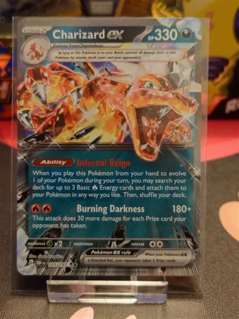 Pok Mon Tcg Charizard Ex Sv Obsidian Flames Holo Double Rare