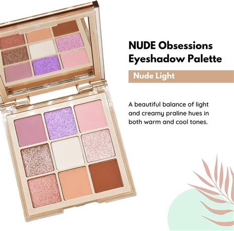 Huda Beauty Nude Obsessions Eyeshadow Palette Light Buy Best Price In