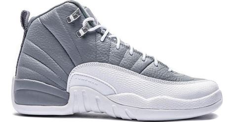 Nike Air Jordan 12 Retro Gs Stealthwhitecool Grey • Price