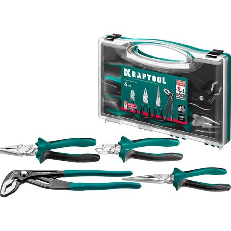 Набор губцевого инструмента KRAFTOOL 4 шт 22012 - выгодная цена, отзывы ...