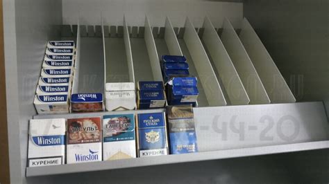 Сигаретный диспенсер с гравитационными полками|Шкаф диспенсер для сигарет