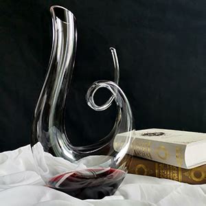 Nutriups L Wine Decanter Crystal Red Wine Carafe Hand Blown Lead