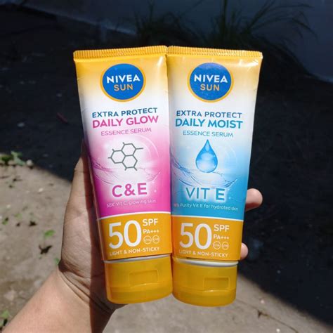 Jual Nivea Sun Extra Protect Daily Glow Daily Moist Essence Serum