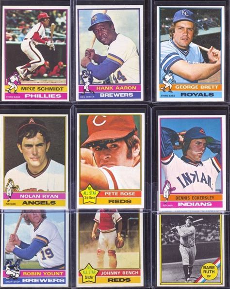 List Of Topps Baseball Cards