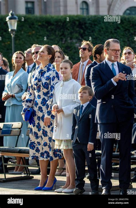 Stockholm Schweden 16th Sep 2023 Crown Princess Victoria Prince