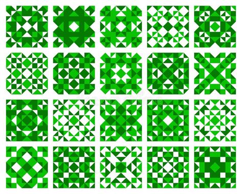 White and Green Ceramic Tile Pattern, Mosaic Floor Stock Image - Image ...