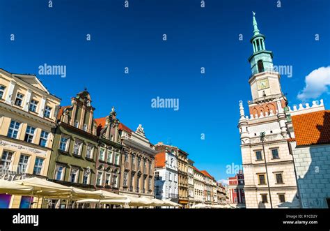 Town Hall On The Old Market Square In Poznan Poland Stock Photo Alamy