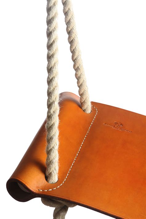 Leather Rope Swing By Sitting Spiritually Rope Swing Leather