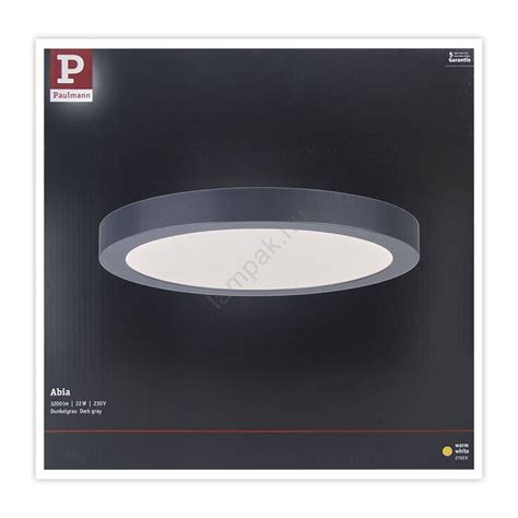 Paulmann 70988 LED 22W Mennyezeti lámpa ABIA 230V antracit lampak hu