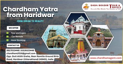 Chardham Yatra Tour From Haridwar Chardham Travel Agent