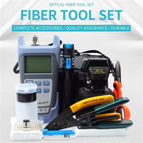 Pcs Set Ftth Tool Kit With Skl C Fiber Cleaver Optical Power Meter