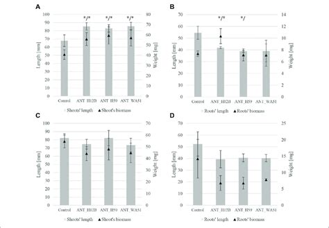 Length And Biomass Of Shoots And Roots Of Plants After 21 Days Of The