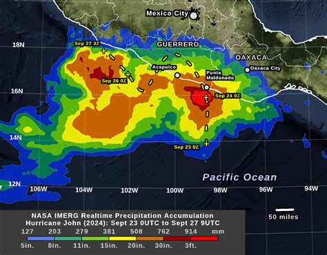 Hurricane John Gives Southern Mexico A Surprise One Two Punch Nasa