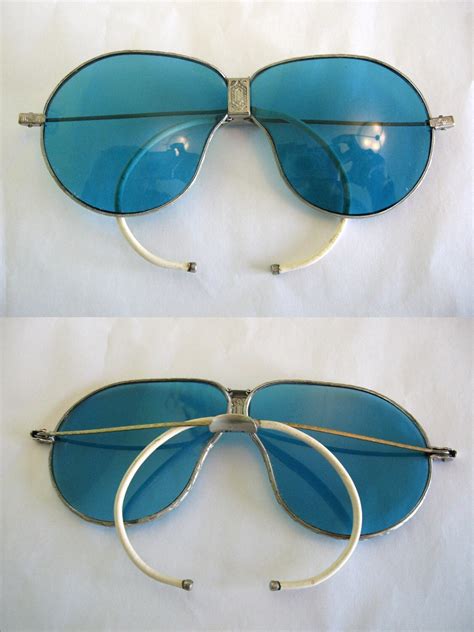 blue tinted sunglasses aviator