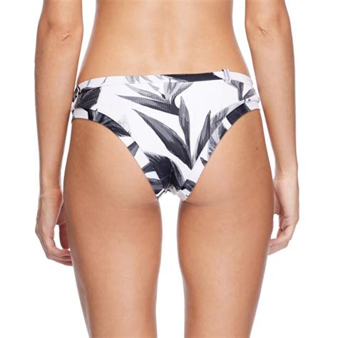 Body Glove Black And White Audrey Low Rise Bikini Bottoms Women S Swimwear