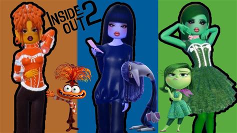 Inside Out Anxiety Disgust Ennui Dress To Impress Youtube