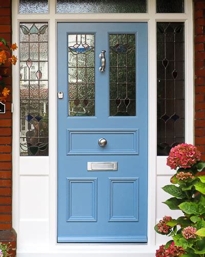 Blue Edwardian Entrance Door Cotswood Doors London