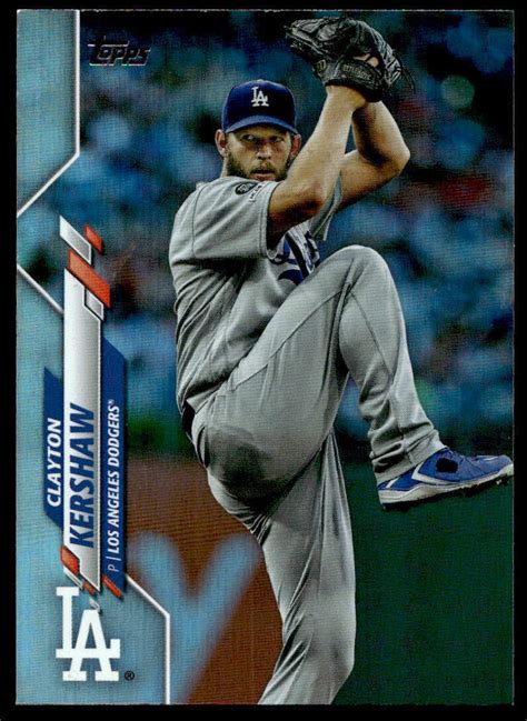 Topps Clayton Kershaw Rainbow Foil Ebay