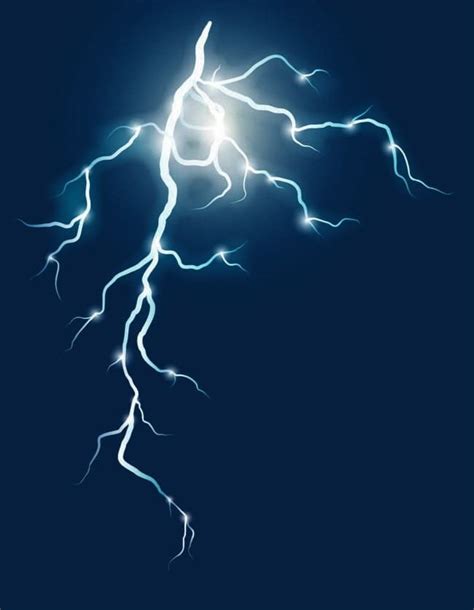 Blue Lightning Strikes Png Clipart Blue Blue Clipart Clouds Day