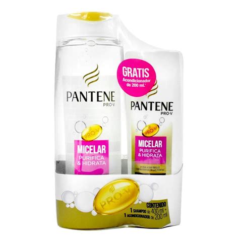 Shampoo Pantene Micelar Ml Acondicionador Ml Farmacia El