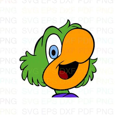 Jose Carioca Face Saludos Amigos Svg Dxf Eps Pdf Png Cricut Etsy